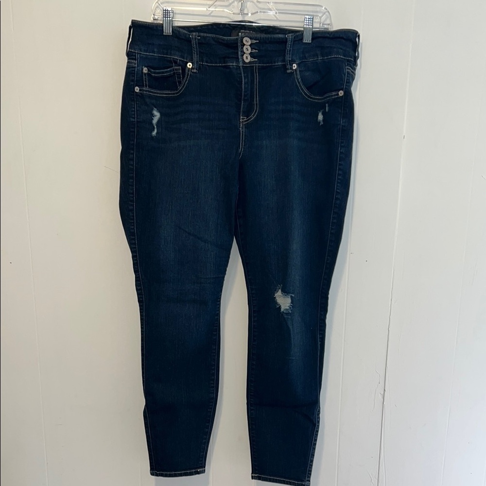 Torrid Premium Womens 3 Button Zip Up Jeggins ZZ21